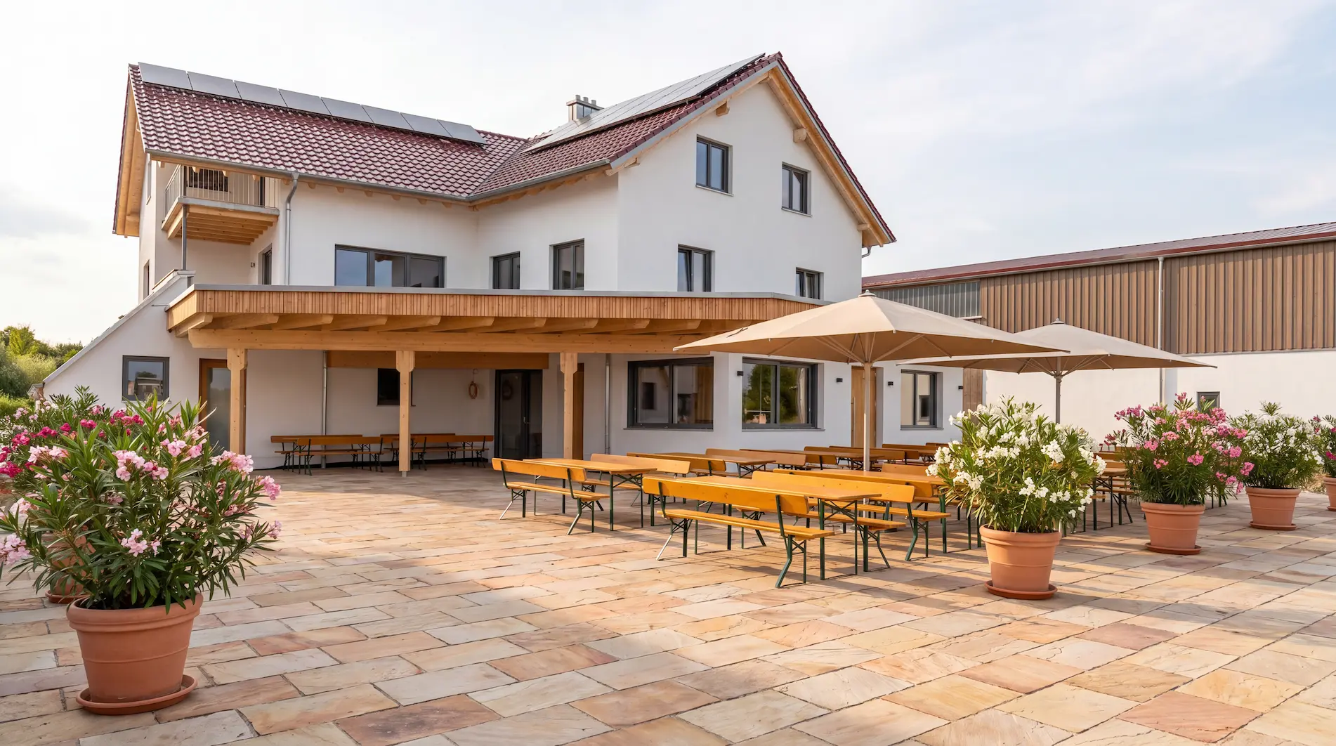 Biergarten am Kurvenbeck – gemütliche Terrasse im Freien